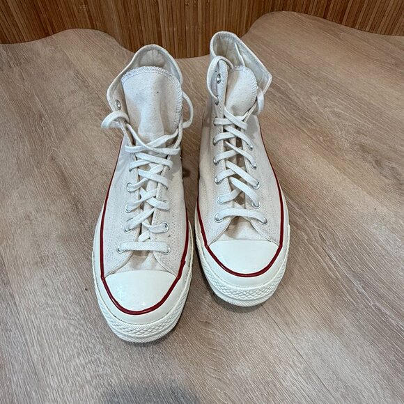 Converse Chuck Taylor All Star - Off-White Canvas - Size 13 - Picture 1 of 6